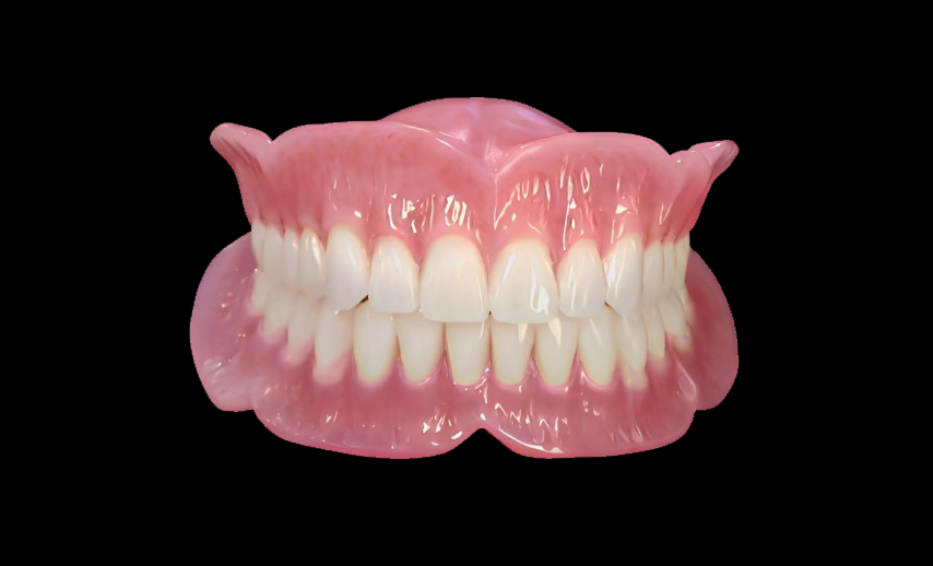 Full arch acrylic denture